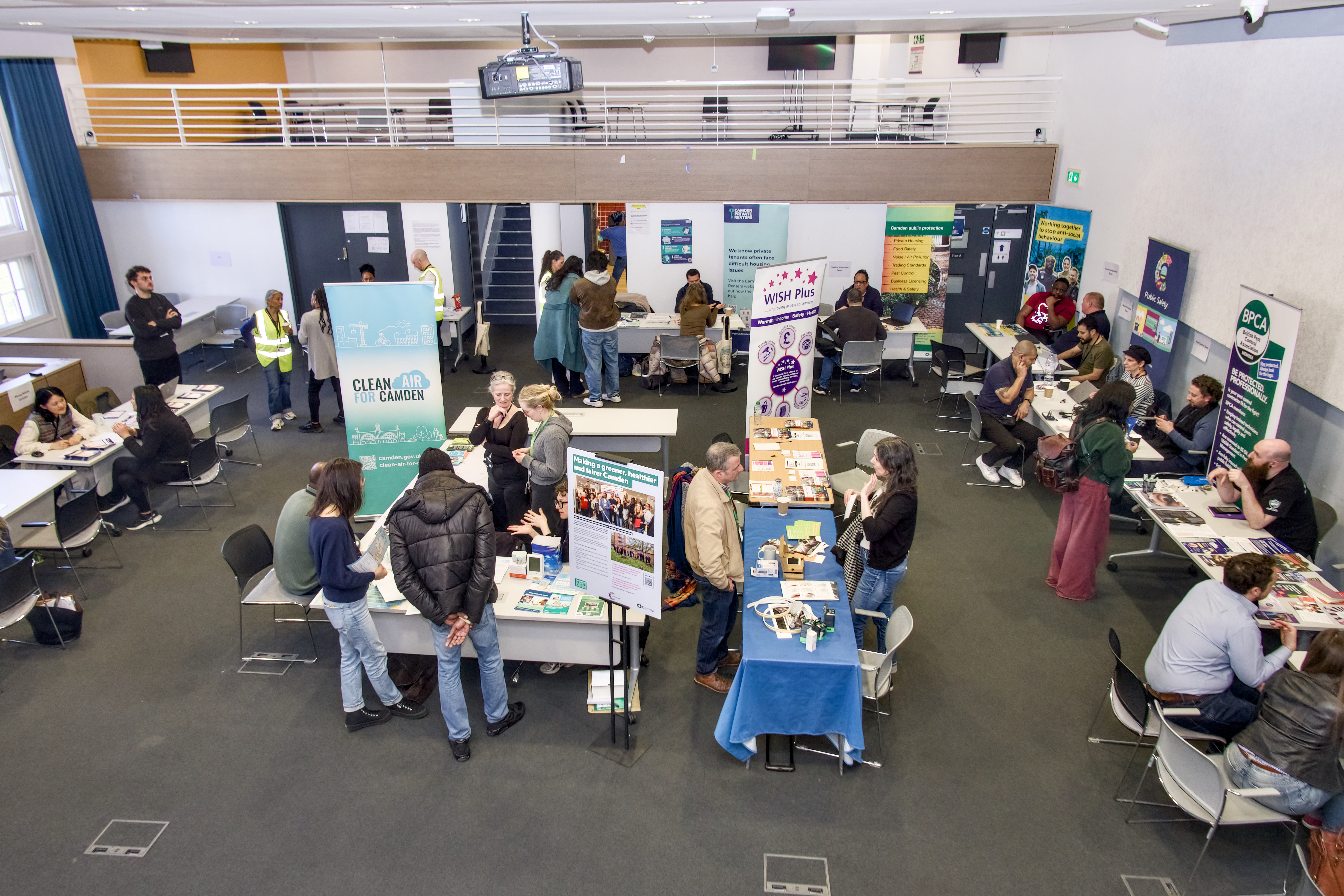 Overview of stalls